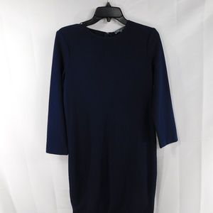 Vince Navy Back Zippered Dress Size Medium